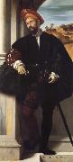 MORETTO da Brescia Portrait of a man oil painting